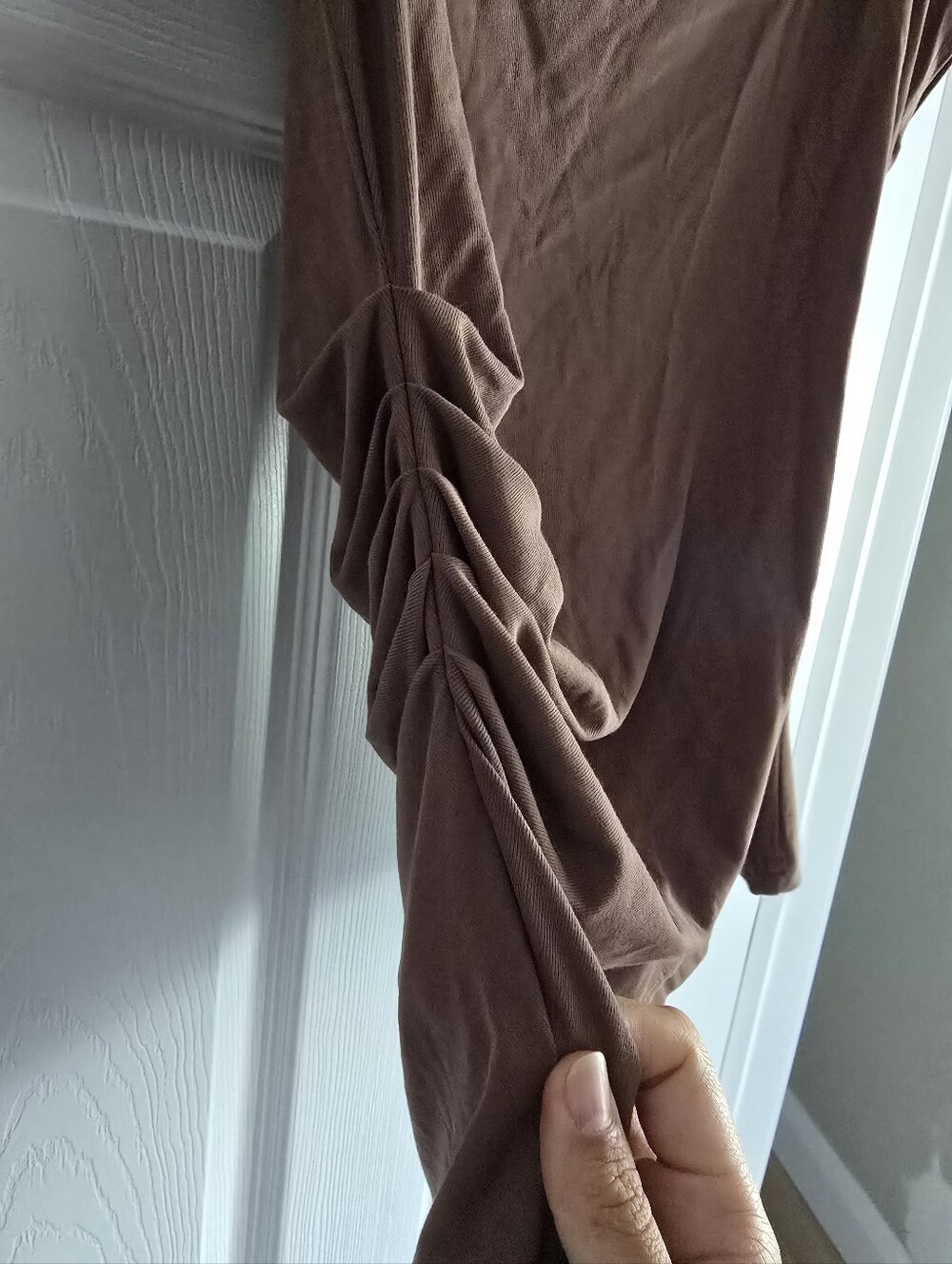 Draped Top With Ruching New - Picture 2 of 3